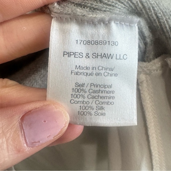 Veronica Beard Womens Small Jenson Layered Hem Cashmere Sweater Grey Minimalist - Picture 5 of 12